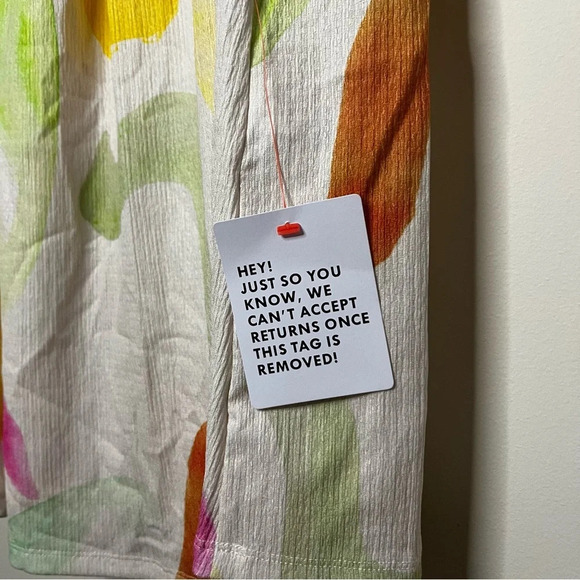 ASOS Design Colorful Ruched Summer Watercolor Tie Strap Mini Dress - Picture 2 of 7